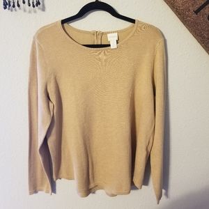 Chico's zipper back blouse